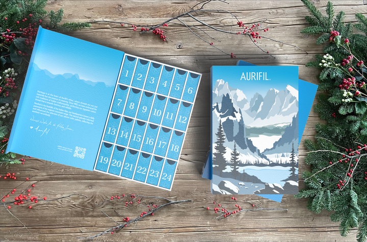 Aurifil Le Alpi Joulukalenteri ompelulankapaketti