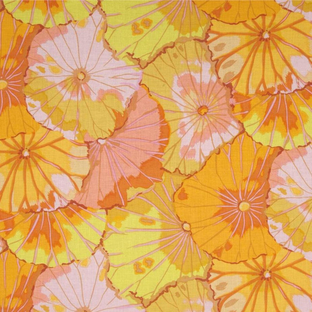 Kaffe Fassett Collective - Lotus Leaf Yellow PWGP029.YELLOW puuvillakangas