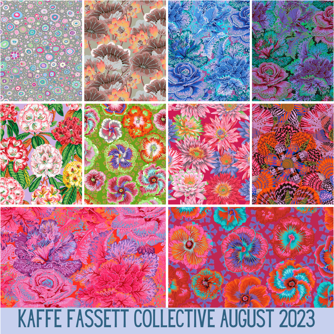 Kaffe Fassett Collective August 2023 FQ bundle