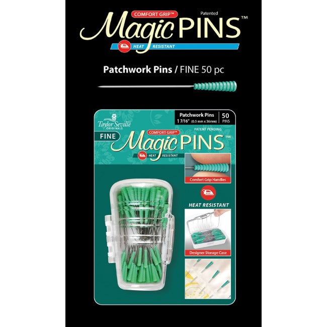 Magic Pins - Patchwork Fine - ohut tilkkutyönuppineula