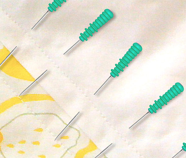Magic Pins - Patchwork Ultra Grip Fine - ohut tilkkutyönuppineula