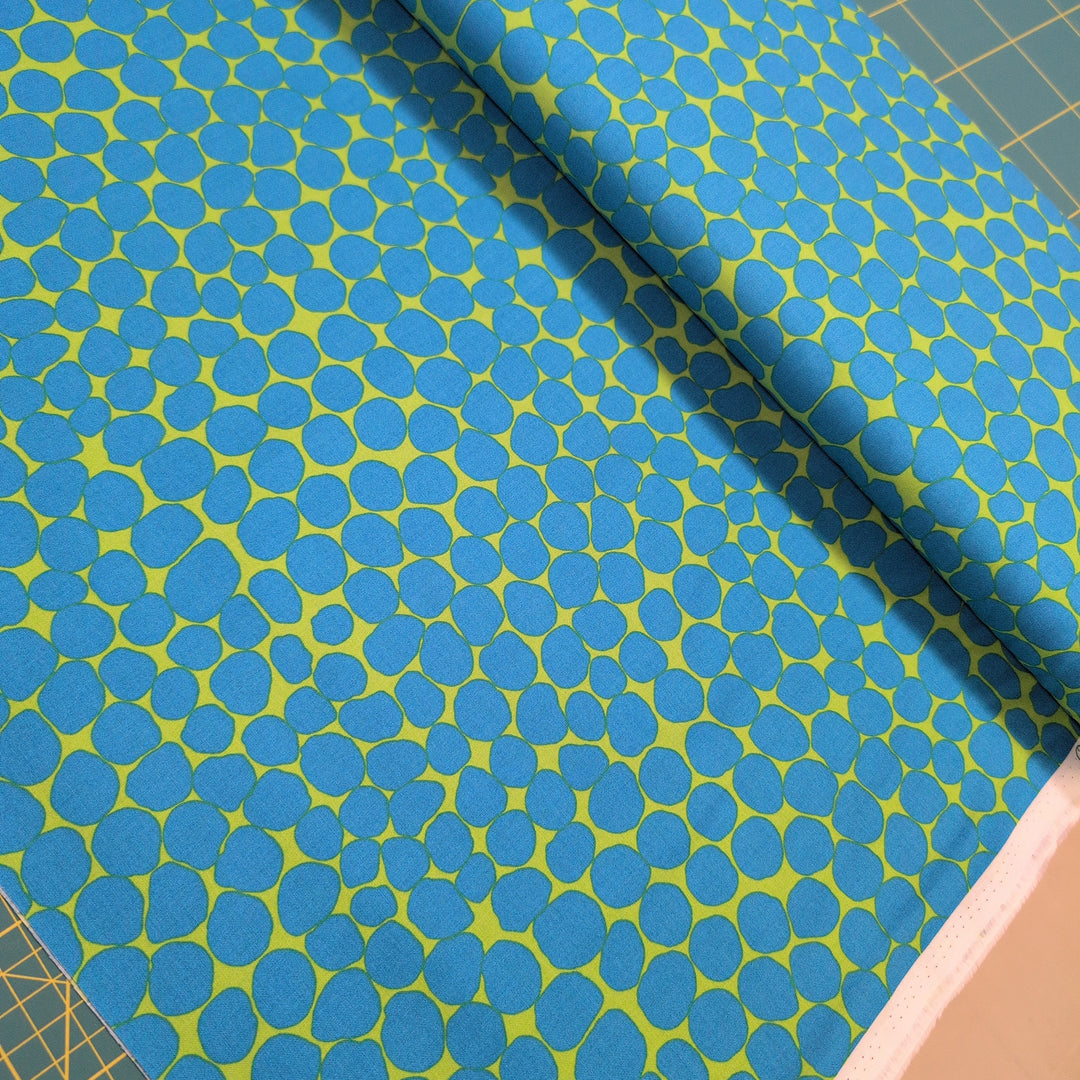 Kaffe Fassett Collective - Jumble Sea Foam PWBM053.SEAFOAM cotton fabric