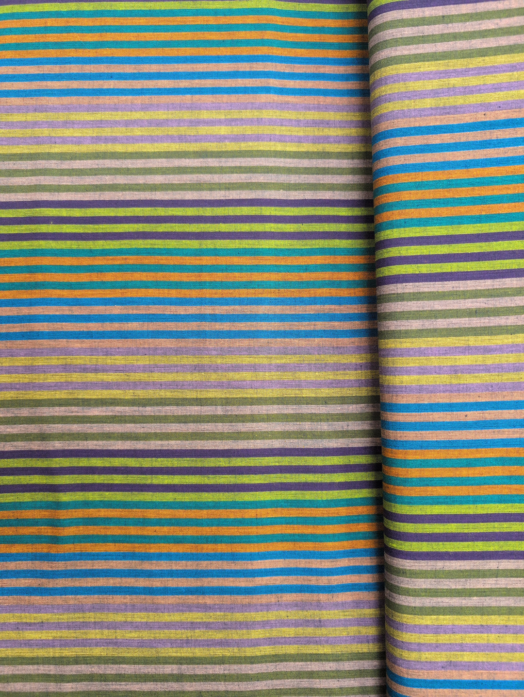 Kaffe Fassett Woven Stripes - Caterpillar Stripe Dark WSGP001.DARK cotton fabric