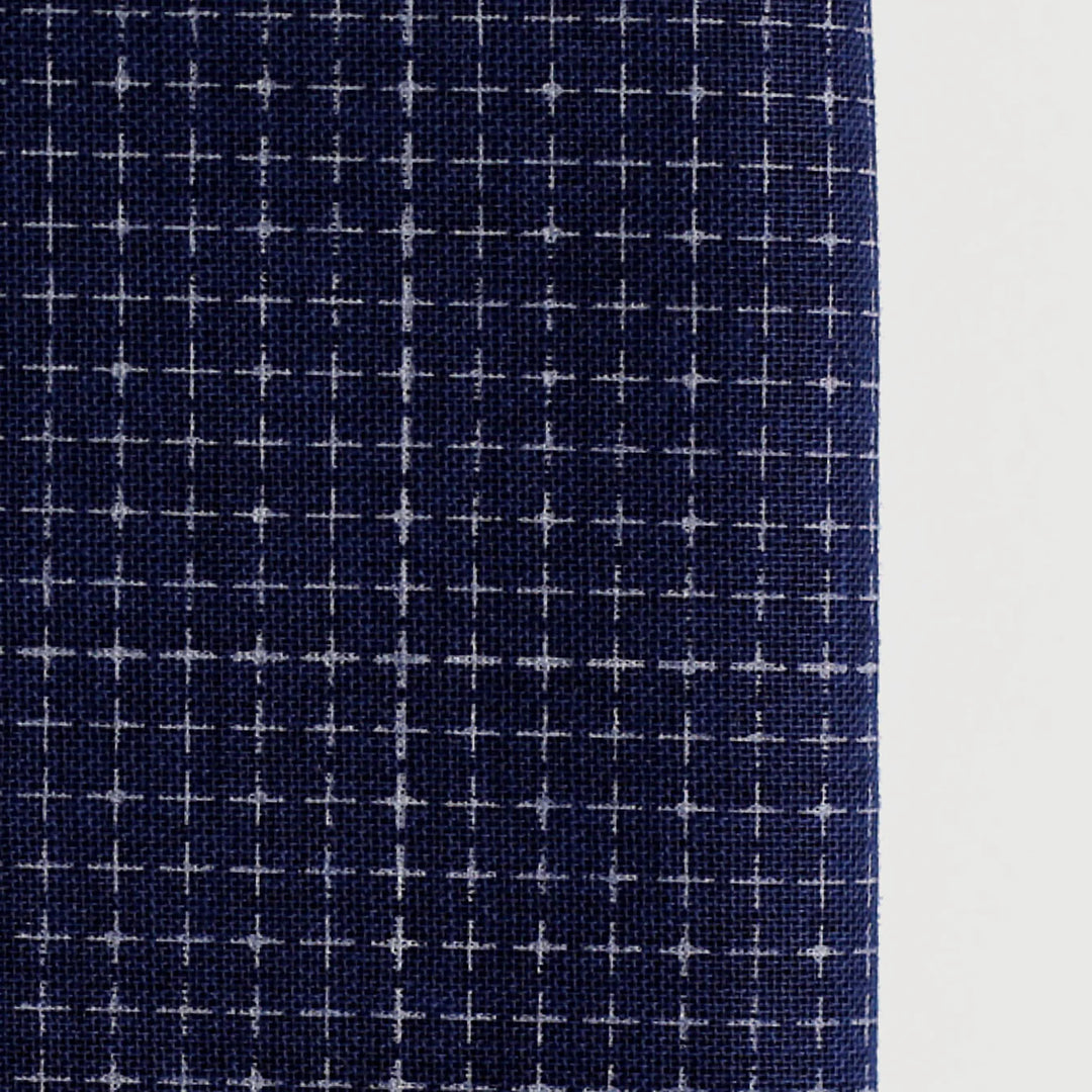 Daruma sashiko kangas ristikkoruudukolla 50x108 cm japanilainen kirjontakangas vesiliukoisilla merkinnöillä