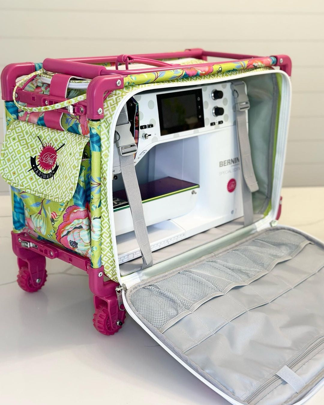 Tula Pink Kabloom Tote Sewing Machine Bag - L size