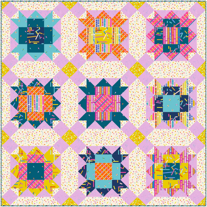 Wishy Washi -tilkkutyökaava (paperiversio) – moderni ja perinteinen  baby 123x123 cm