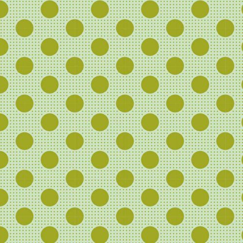 Tilda Medium Dots - 130011 Green puuvillakangas