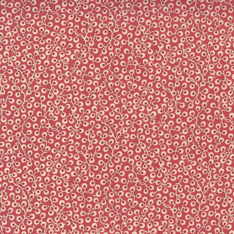 French General, La Vie Boheme 13907-11 Perl French Red puuvillakangas