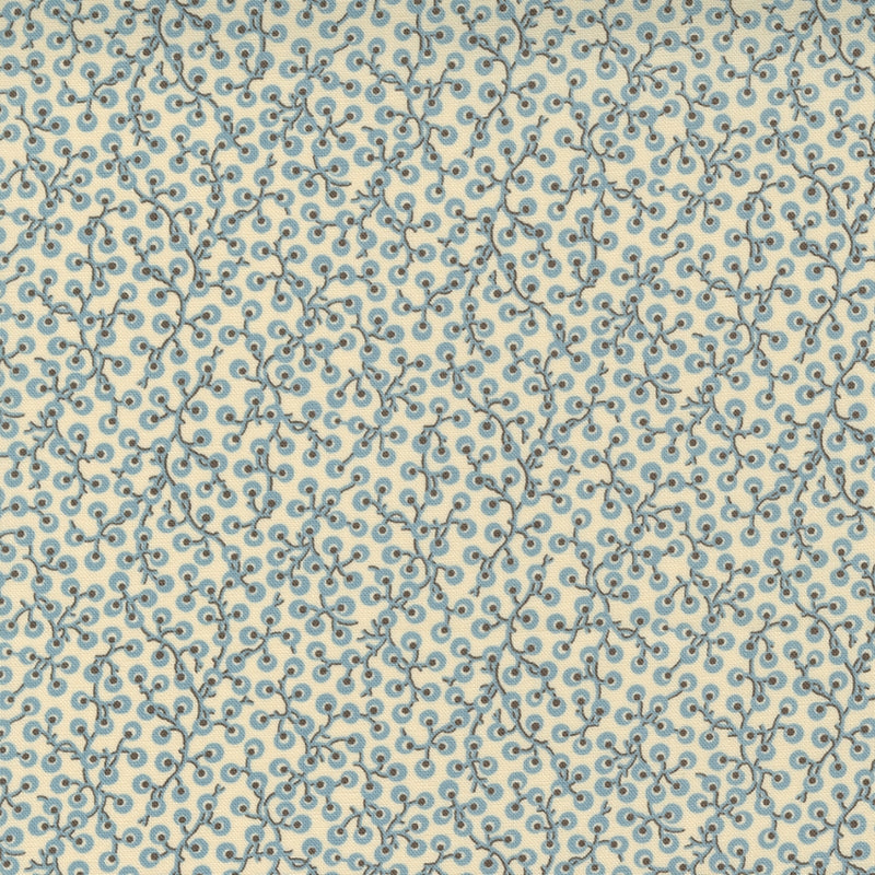 French General, La Vie Boheme 13907-19 Pearl French Blue puuvillakangas