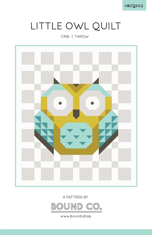 Little Owl Quilt Pattern Annie Brady BC-Q002 Little Owl Quilt Pattern