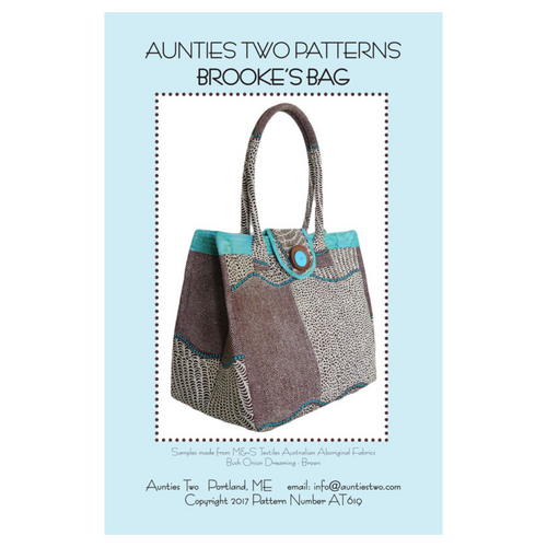 Aunties Two Patterns - Brooks Bag PAT619 laukku kaava