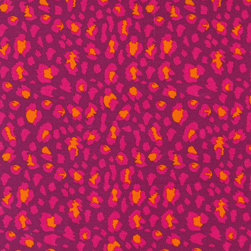 Stacy Iest Hsu - Jungle Paradise 20787-17 Magenta puuvillakangas
