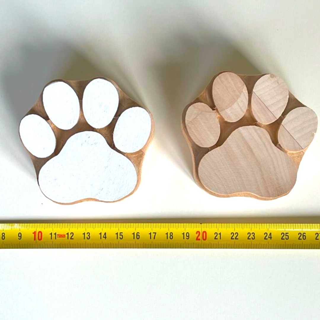 Wooden embossing stamp - Paw