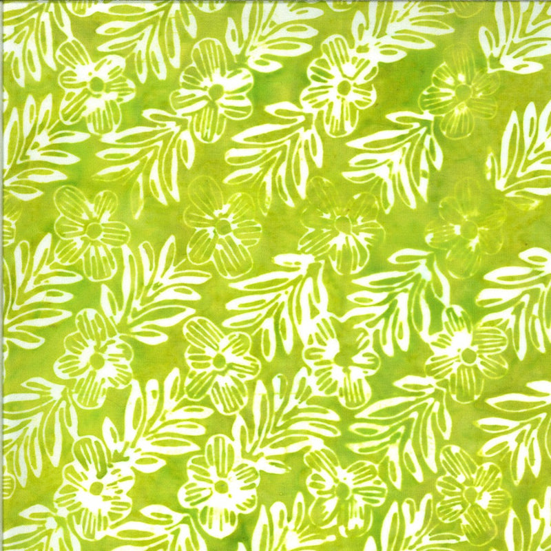 Confection Batiks 273101-17 Lime batiikki puuvillakangas