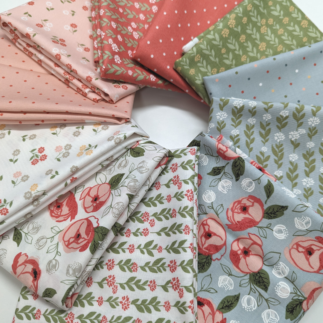Lella Boutique, Country Rose cotton fabric bundle