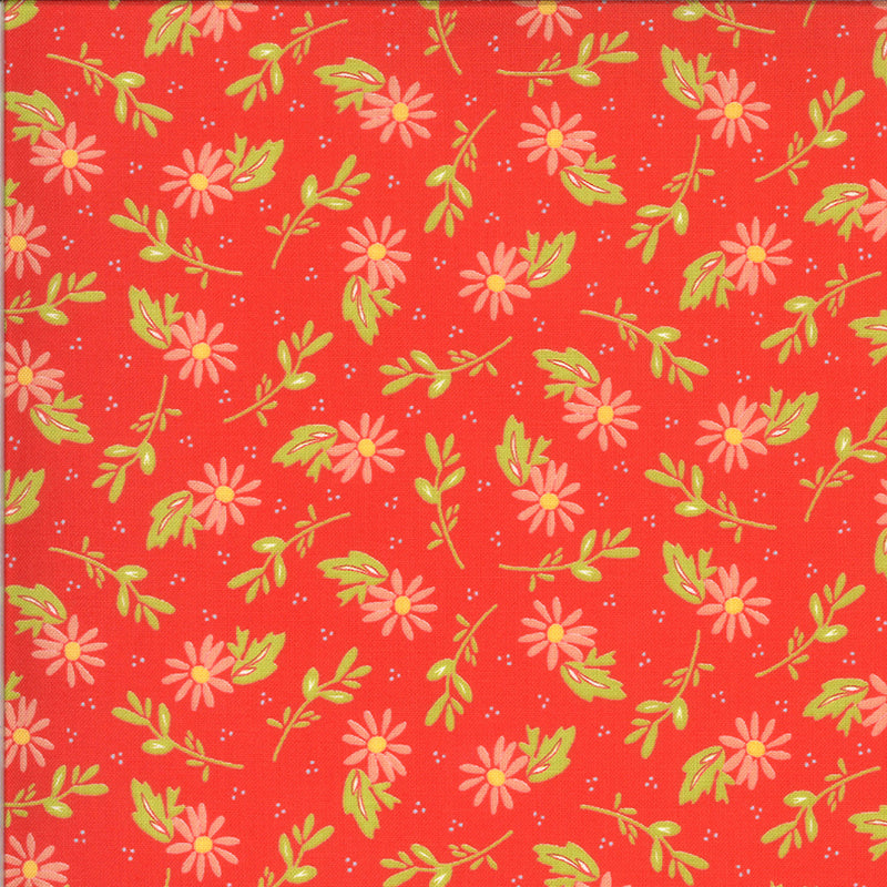 Sherri&Chelsi - Happy Days Dainty Geranium 37601 14 puuvillakangas