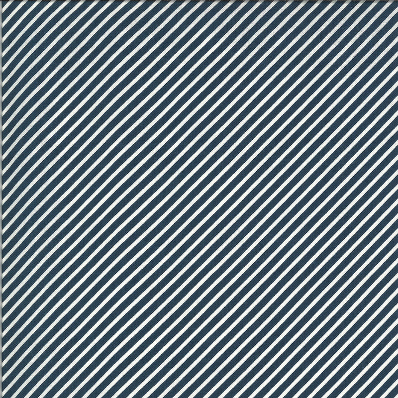 Sherri&Chelsi - Happy Days Stripe Navy 37604 26 puuvillakangas