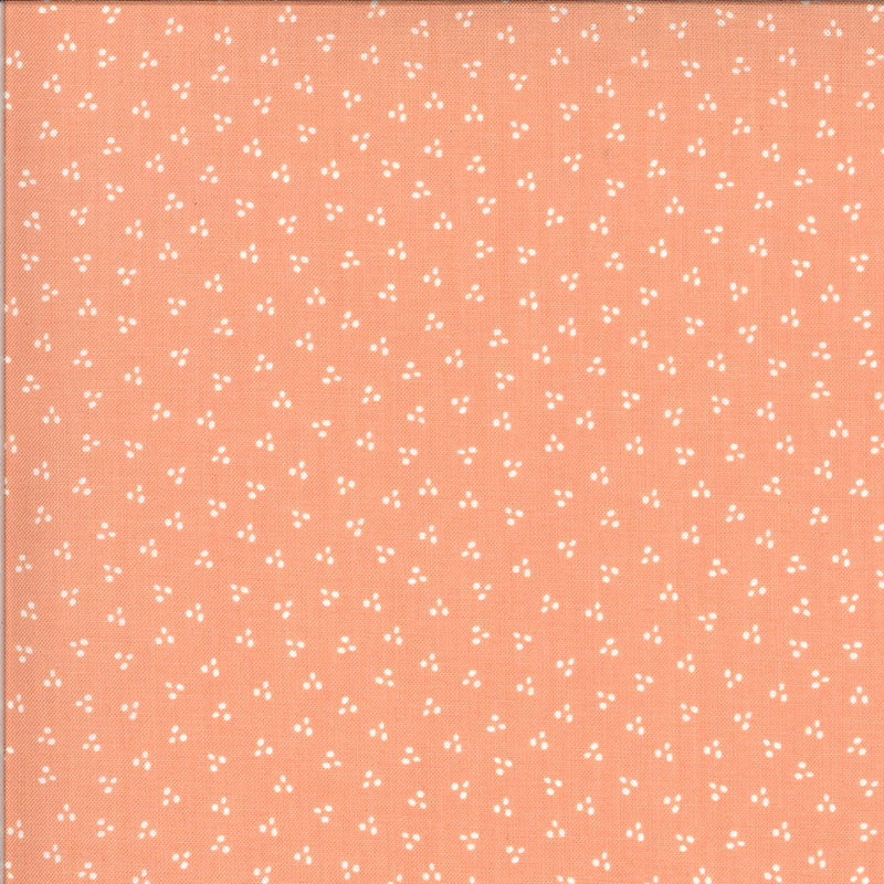 Sherri&Chelsi - Happy Days Spring Dots Peach 37605 14 puuvillakangas