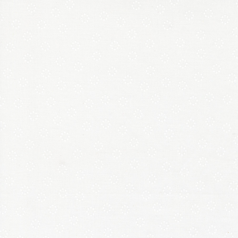 Sherri&Chelsi - Simply Delightful - Off White&White Daisy Dot 37644-31 puuvillakangas