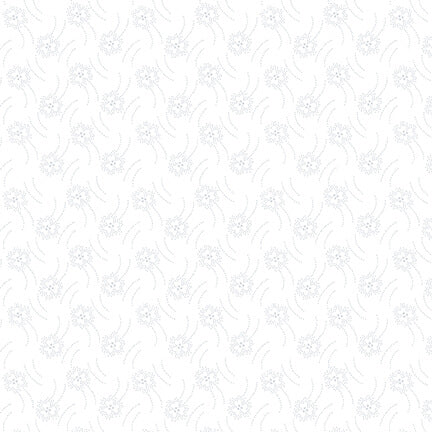 Quilters Flour IV 398-01W Swirling Florals puuvillakangas