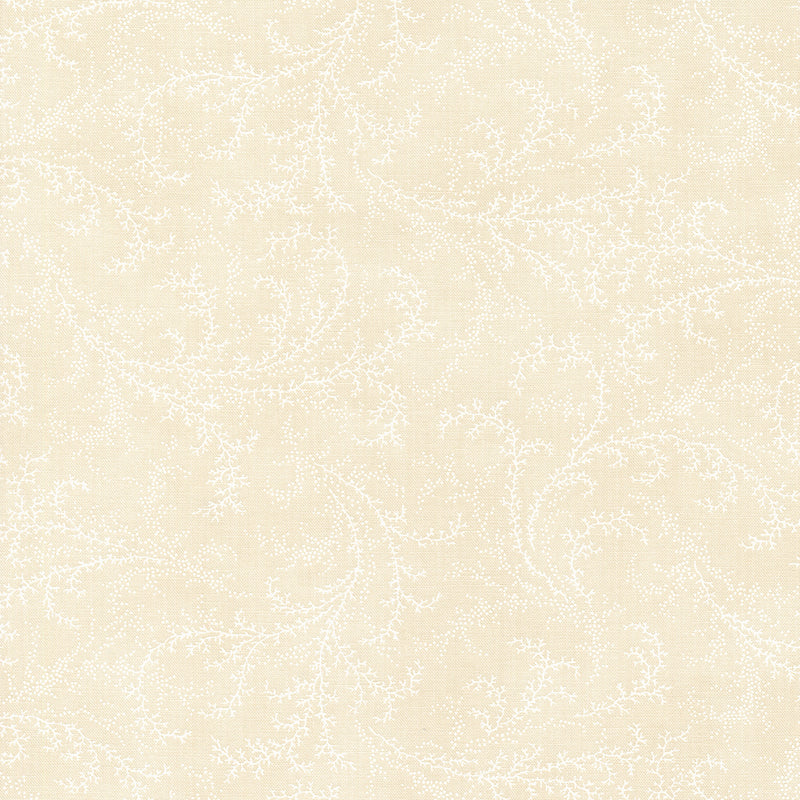 Tutustu 3 Sisters -suunnittelijan Cascade-kokoelman Wind Swept Mist -puuvillakankaaseen. Tämä luonnonvalkoinen kangas, jossa on kaunis kukkaiskuvio, tuo tilkkutöihin ja käsitöihin ajattoman tyylikkyyden. Tilaa nyt!