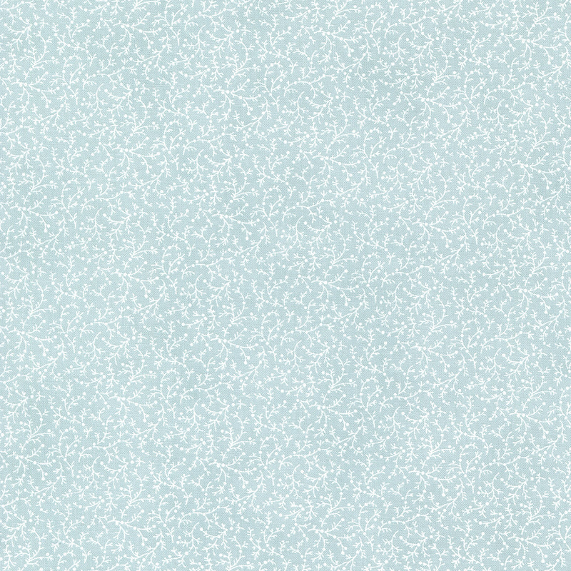 Tutustu 3 Sisters -suunnittelijan Cascade-kokoelman Meander Sky -puuvillakankaaseen. Tämä vaaleansininen kangas, jossa on kaunis kukkaiskuvio, tuo tilkkutöihin ja käsitöihin ajattoman tyylikkyyden. Tilaa nyt!