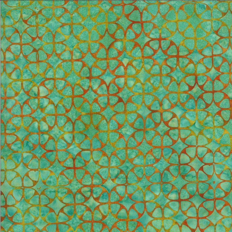 Malibu Batiks 4357-21 Citrus Breeze batiikki puuvillakangas