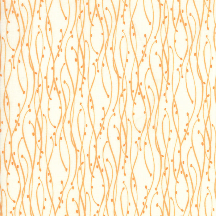 Robin Pickens, Abby Rose 48676-21 Wavy Lines Citrus puuvillakangas