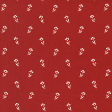 Lataa kuva Galleria-katseluun, Primitive Gatherings, Red and White Gatherings 49193-13 Crimson Carnation puuvillakangas

