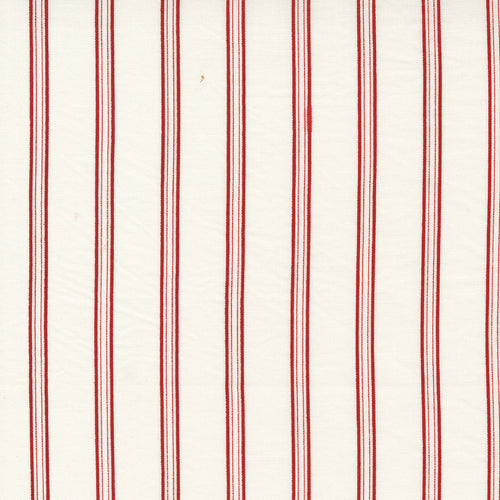 Primitive Gatherings, Red and White Gatherings 49194-11 Vanilla Double Stripe puuvillakangas
