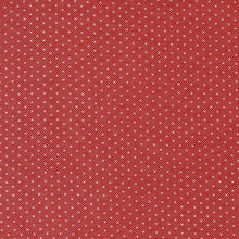 Lataa kuva Galleria-katseluun, Primitive Gatherings, Red and White Gatherings 49199-16 Crimson Dots puuvillakangas
