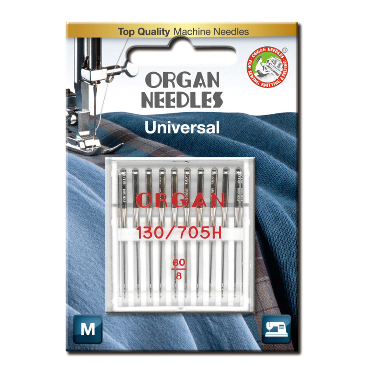 Ompelukoneneula: Organ Universal 60/8 10kpl