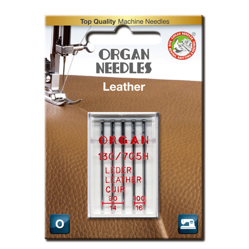 Ompelukoneneula: Organ Leather #90-100 5 kpl