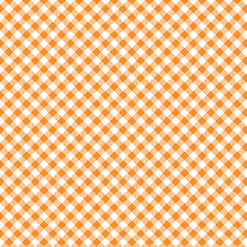 Priscilla Blain, Priscilla's Plaids 9700-30 Orange/White puuvillakangas