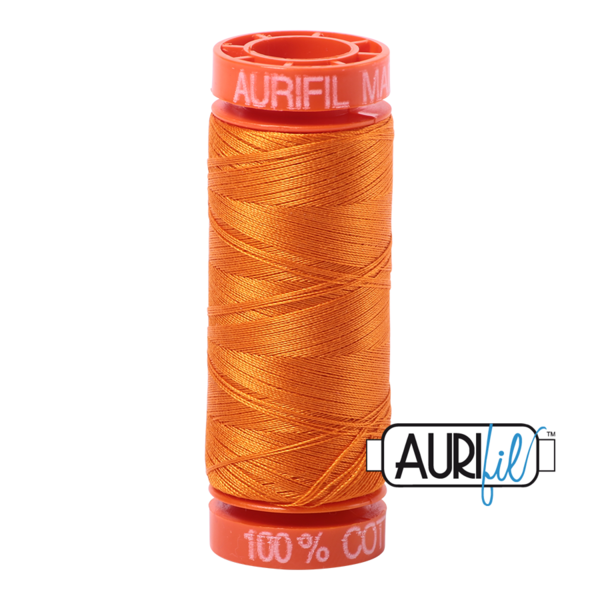 Aurifil 50wt 1133 Bright Orange 100% puuvilla -ompelulanka pieni