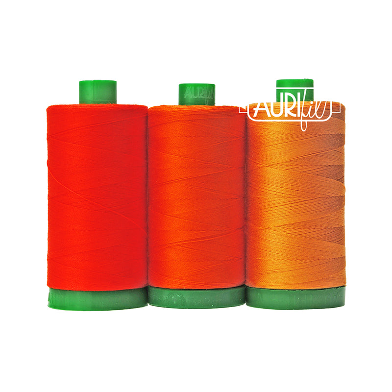 Aurifil Color Builders 2021 - 07. Sumatrantiikeri ompelulankapaketti
