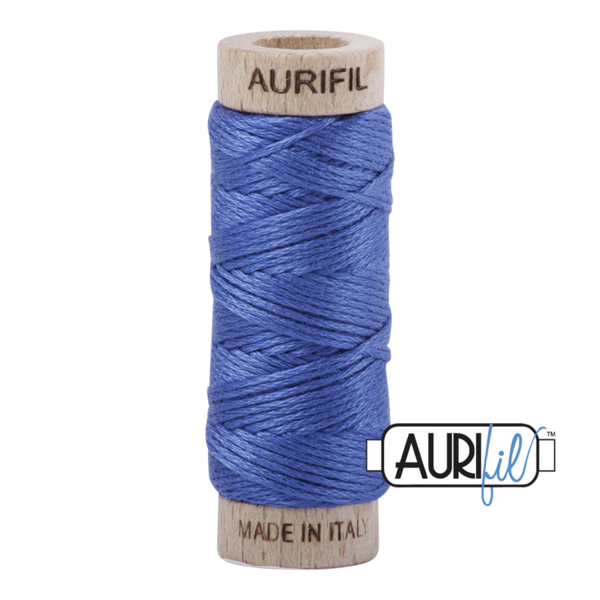 Aurifil Floss 10wt 2730 Delft Blue 100% puuvilla -ompelulanka pieni