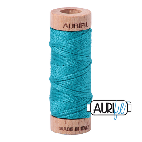 Aurifil Floss 10wt 2810 Turquoise 100% puuvilla -ompelulanka pieni