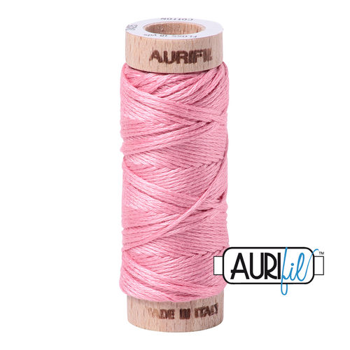 Aurifil Floss 10wt 2425 Bright Pink 100% puuvilla kirjontalanka pieni