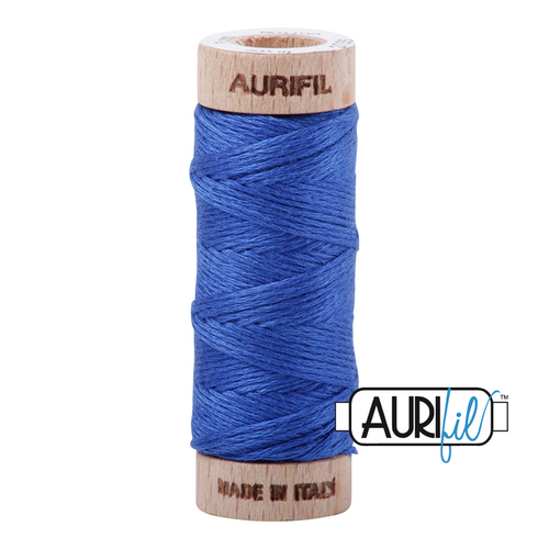 Aurifil Floss 10wt 2735 Medium Blue 100% puuvilla kirjontalanka pieni