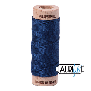 Aurifil Floss 10wt 2783 Medium Delft Blue 100% puuvilla kirjontalanka pieni