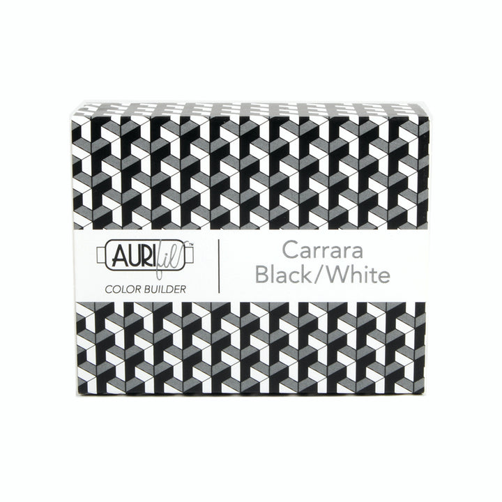 Aurifil Color Builder 50wt Carrara Black/White ompelulankapaketti