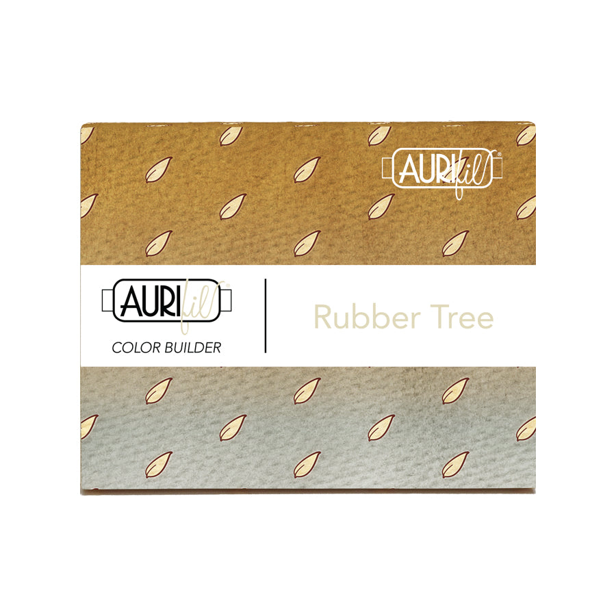 Aurifil Color Builders 2022 Rubber Tree ompelulankapaketti