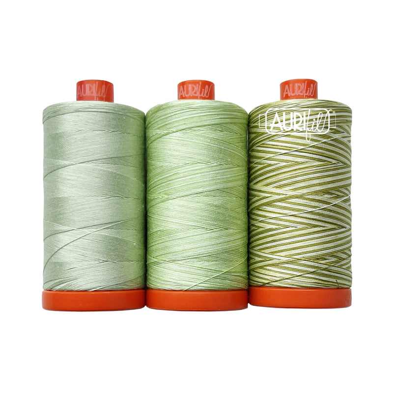 Aurifil Color Builders 2022 Walking Palm ompelulankapaketti