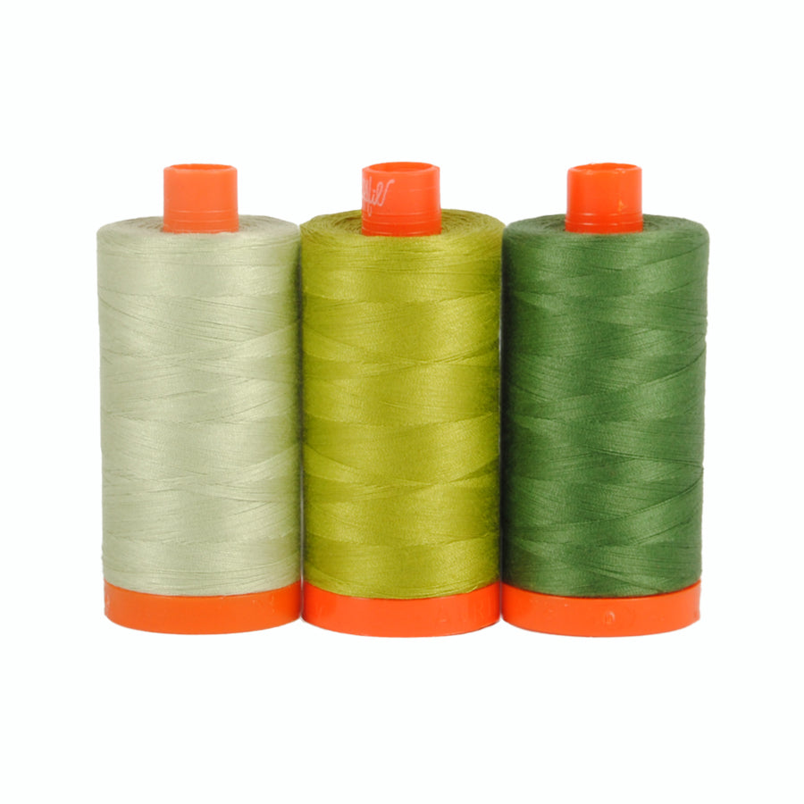 Aurifil Color Builder 50wt Dolomite Green ompelulankapaketti