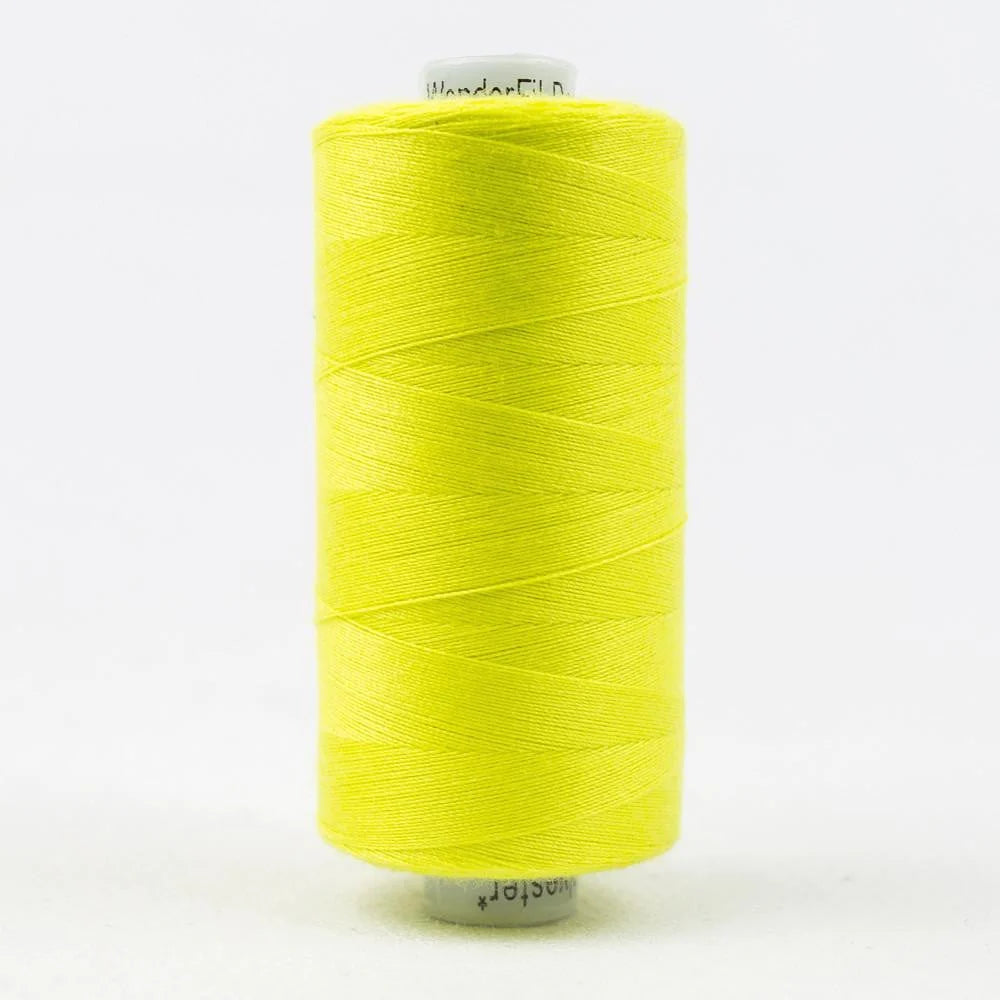 Wonderfil Designer DS822 Chartreuse Yellow 40wt ompelulanka