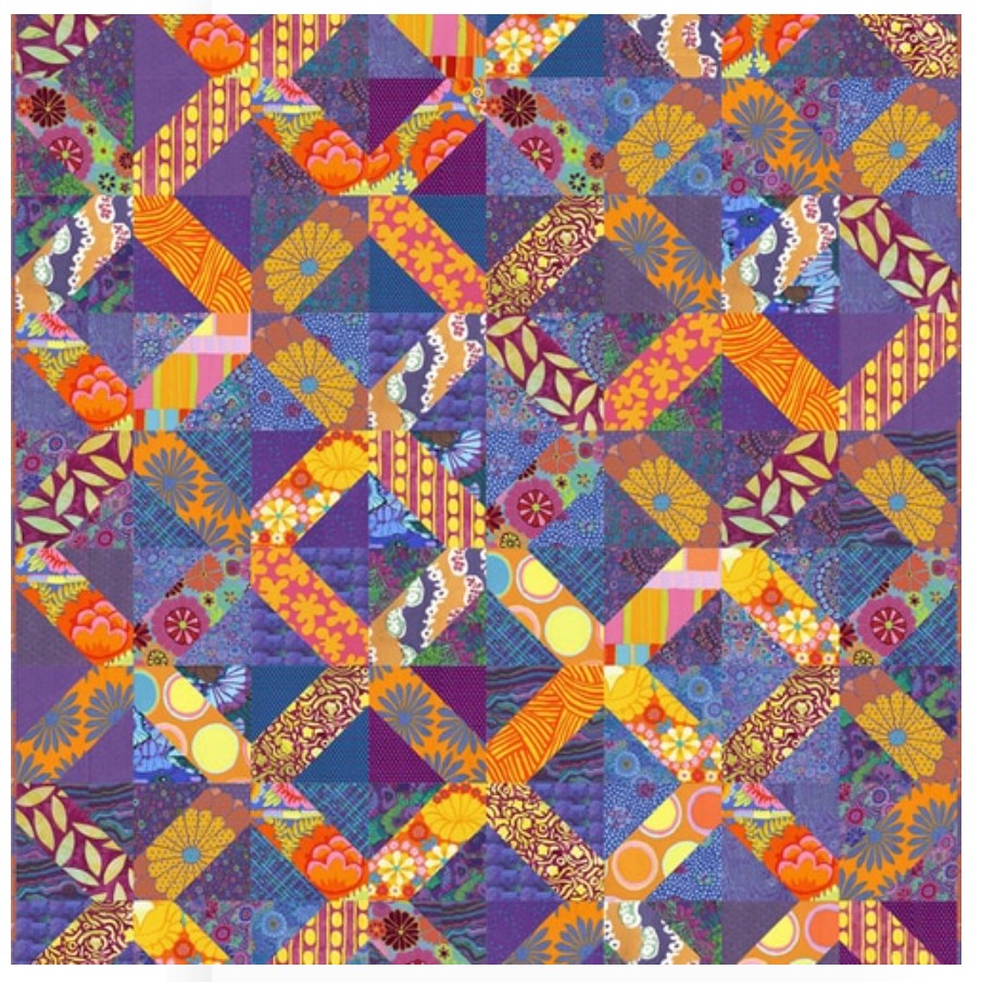Eclectic Blue Free Quilt Pattern