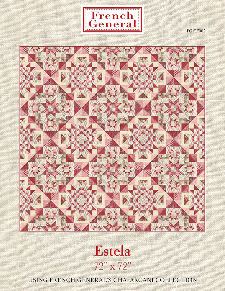 Estela Quilt Pattern French General FG-CF002 quilting instructions