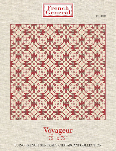 Voyageur Quilt Pattern French General FG-CF003 tilkkutyöohje