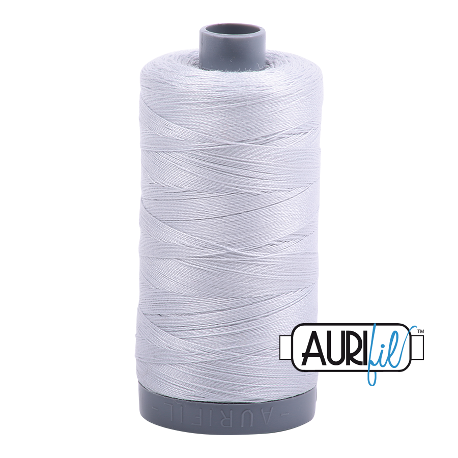 Aurifil 28wt 2600 Dove 100% cotton sewing thread
